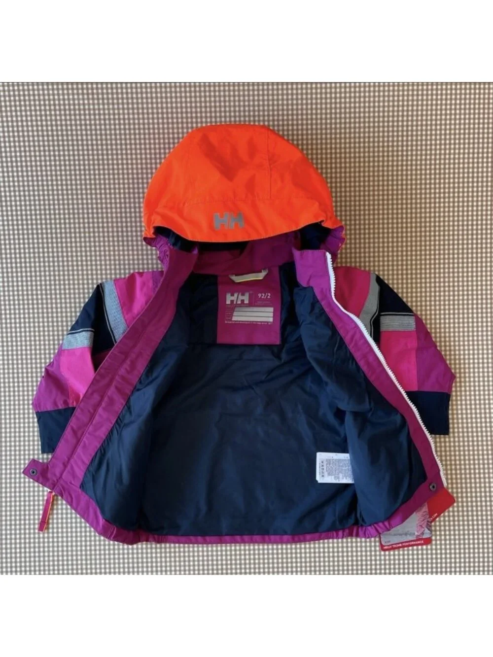 Helly-Hansen Rain Jacket Kids Toddler Girl K Salt Coast Jacket Shell Size 2 NWT‎